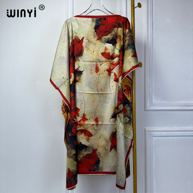 WINYI-Vestido de praia elegant - Boho Summer Beach Maxi Dress avaliação e preço
