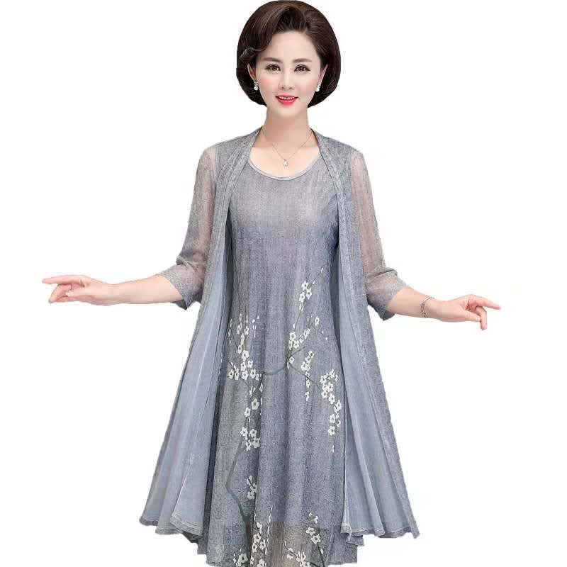 Verão algodão linho 2 peça con - French Vintage Floral Midi Dress avaliação e preço